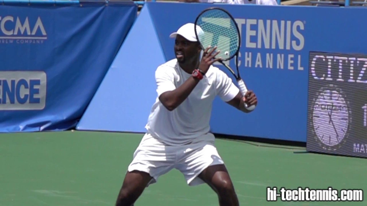 Donald Young Forehand Super Slow Motion