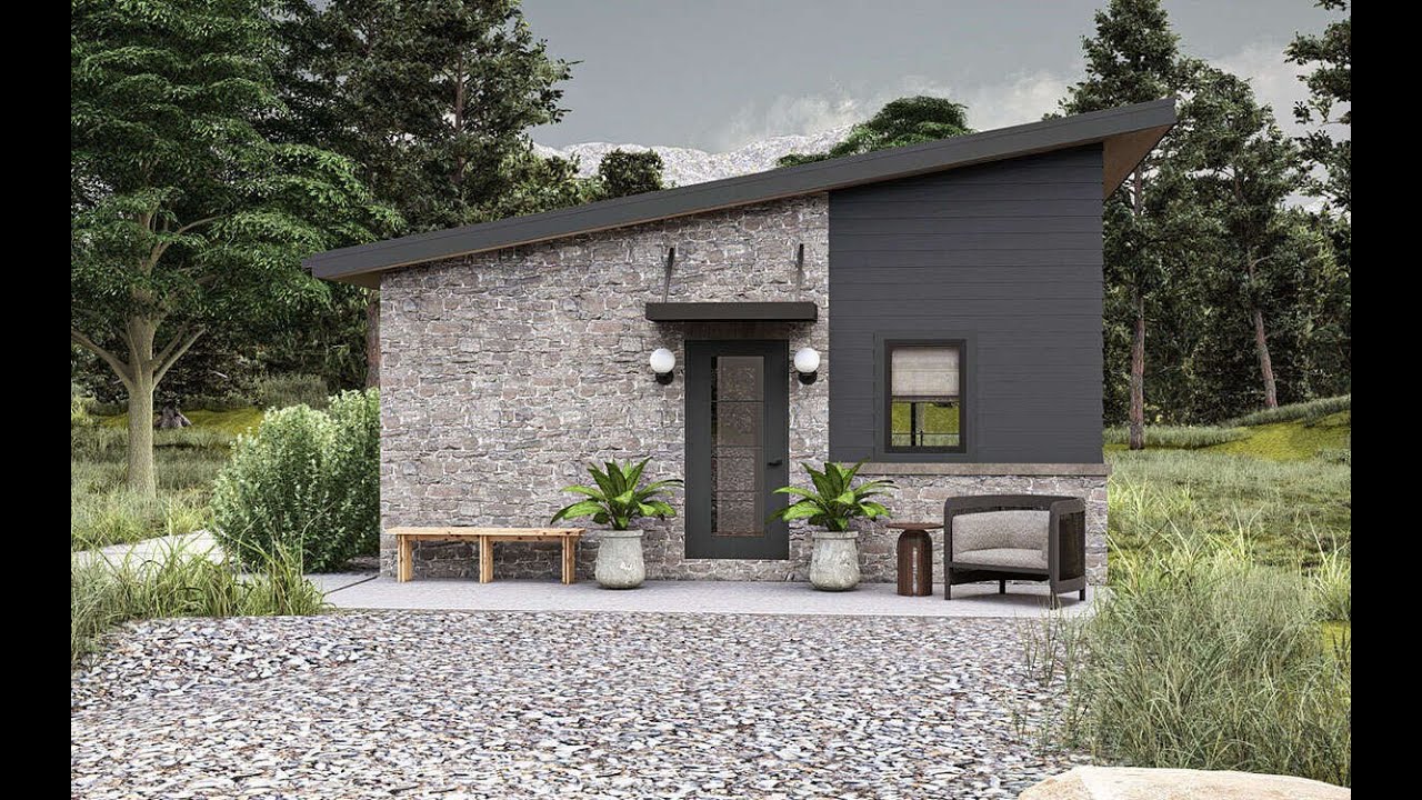 ADU Contemporary House Plan Under 600 sq. ft. | Plan 963-01015