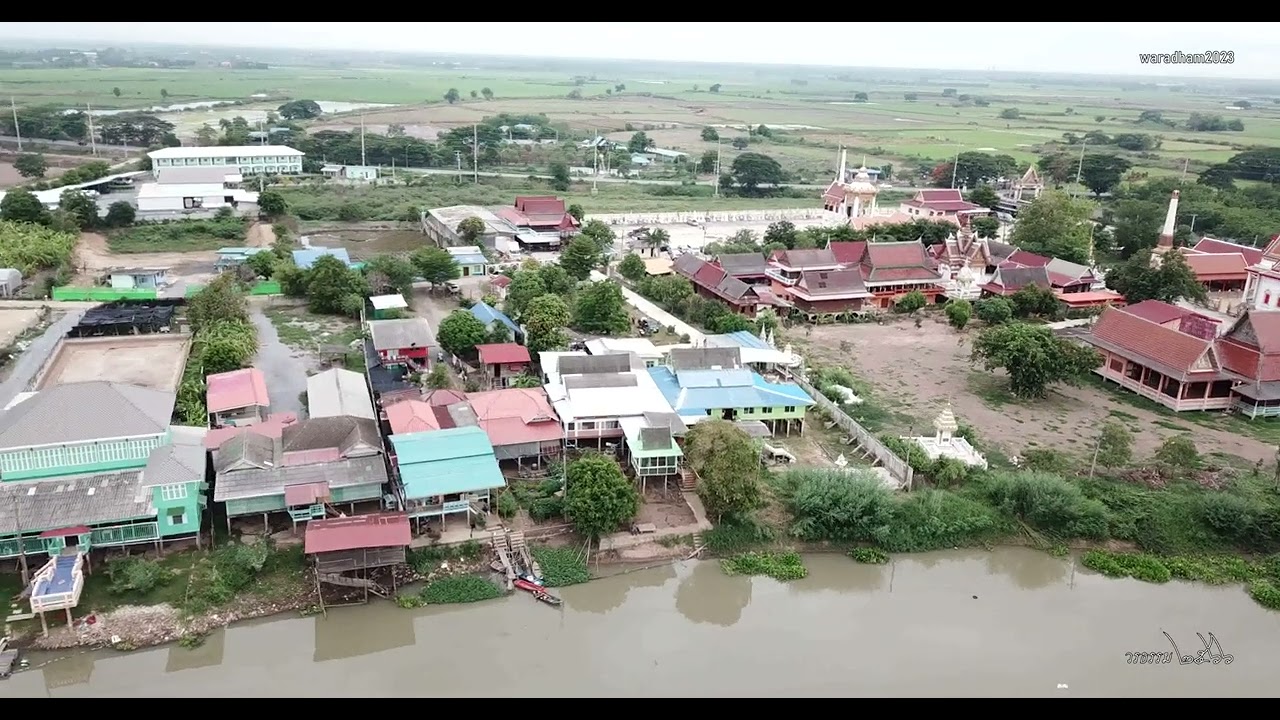 SKY VIEWS 18062023 Garden Dhammathet Ayuttaya มุมสูง 18 มิ.ย.2566 สวนธรรมเทศก์ อ.ผักไห่ จ.อยุทธยา