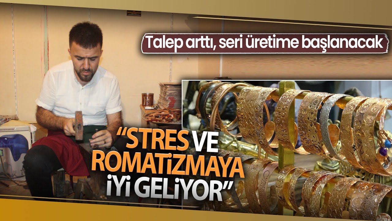 Bakır Bileziğe Motif Katarak Yeni Neslin Kullanabileceği Hale Getirdi