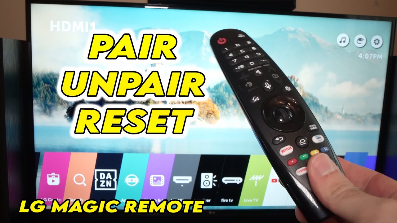 LG Magic Remote: как выполнить сопряжение, разрыв сопряжения и сброс настроек