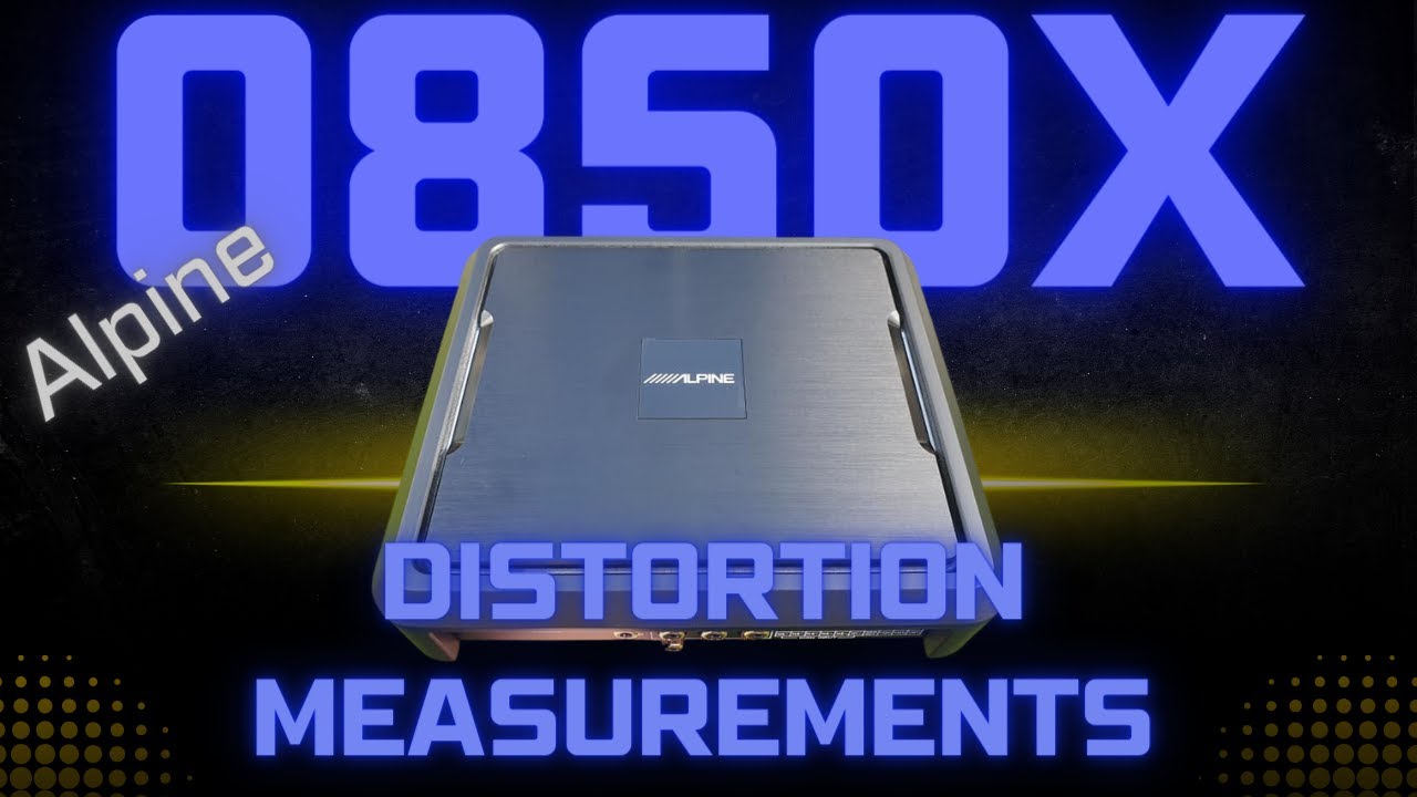 Are Alpine DSPs any good? Alpine PXE-0850x distortion measurements