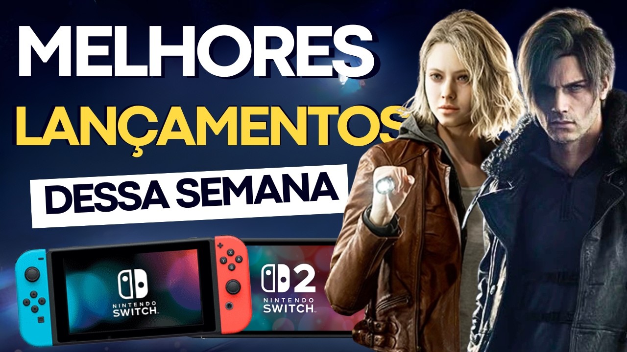 NINGUÉM ESPERAVA por ISSO! 🔥 TOP 10 NOVOS JOGOS de FEVEREIRO 2026 no Nintendo Switch 1 e Switch 2