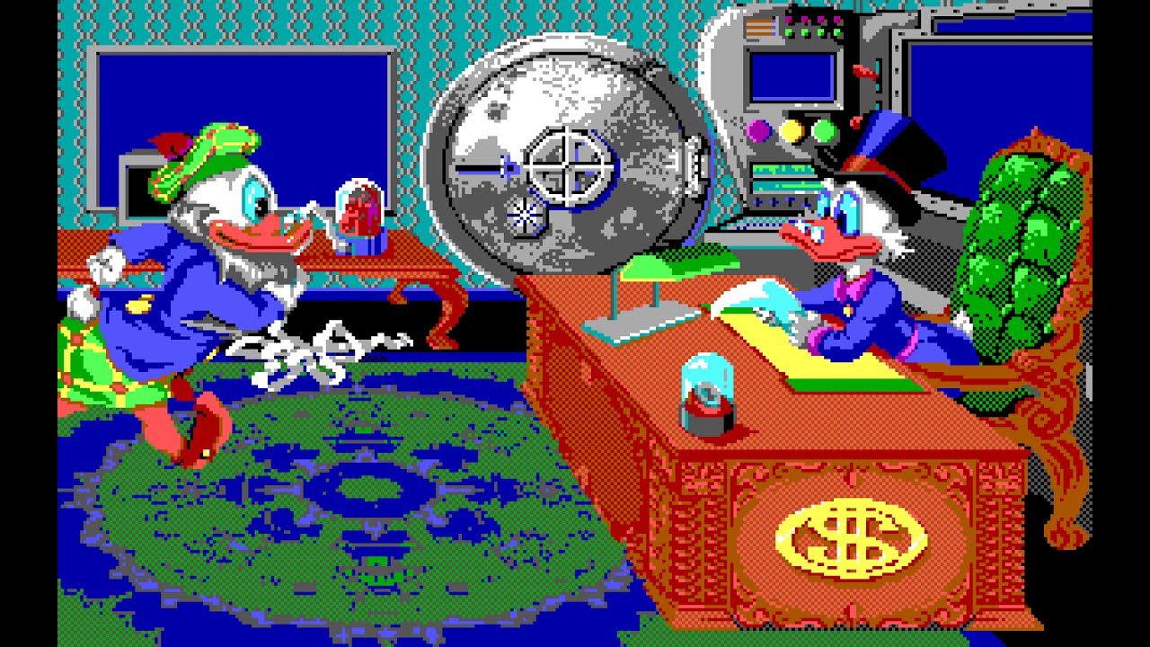 DuckTales: The Quest for Gold (PC/DOS) 1990, Incredible Technologies, Inc. Disney