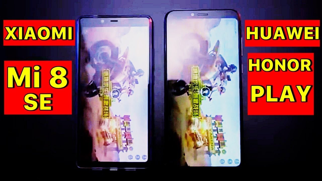 Xiaomi Mi 8 SE vs Honor Play | Speed Test | 2018