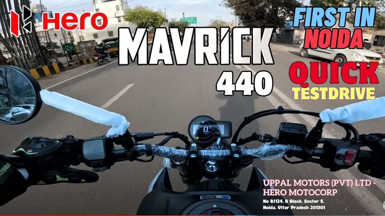 Hero Mavrick 440 : Test Ride | First in Noida @BikerBandhu