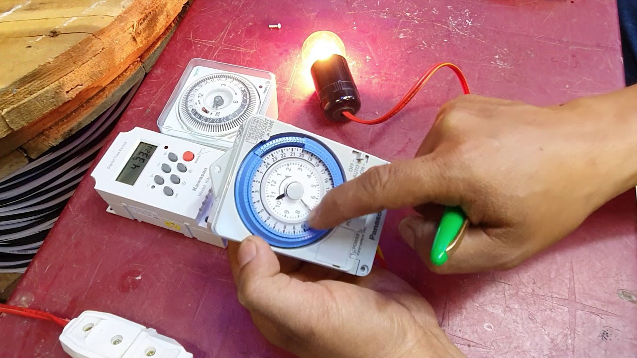 KTĐ P8_Timer switch Panasonic.Đồng hồ hẹn giờ siêu bền_ cách cài đặt