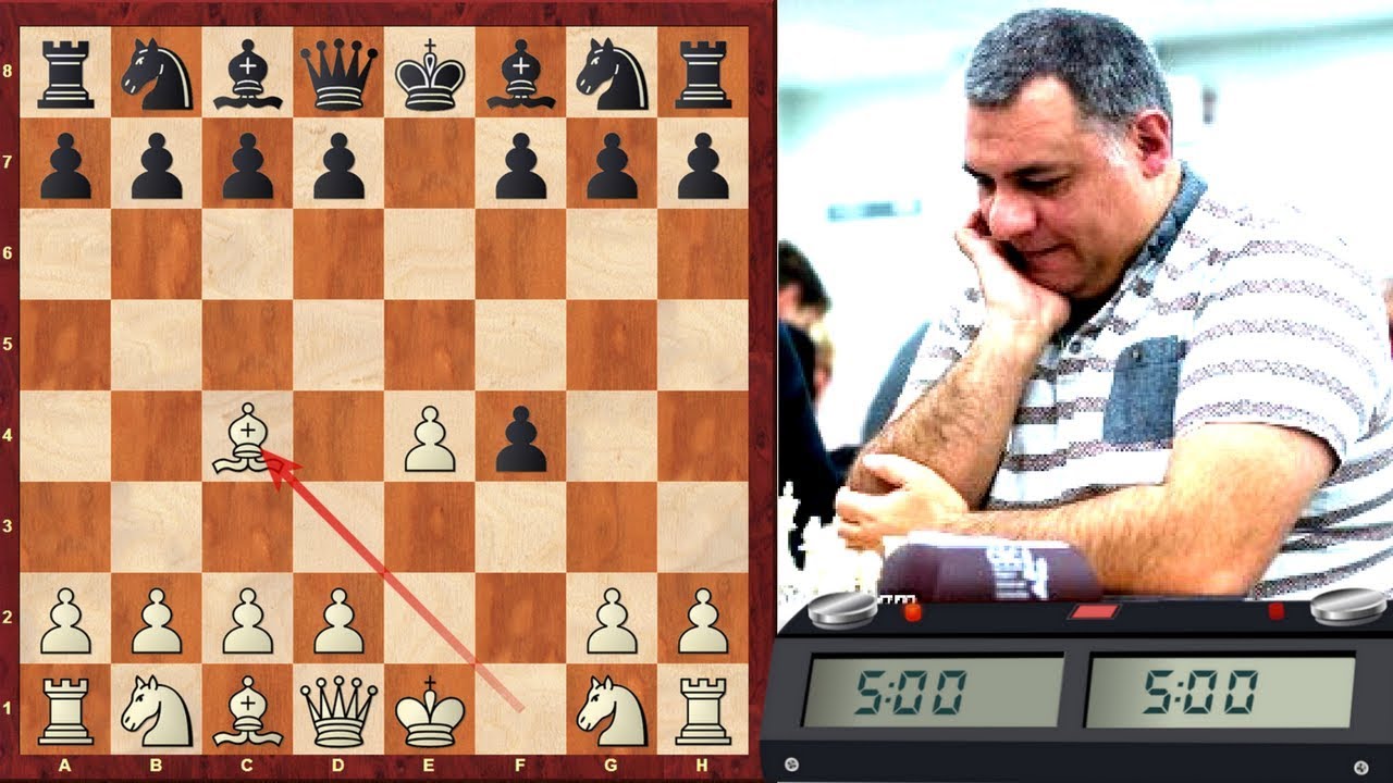 Kings Gambit: LIVE Blitz (Speed) Chess Game #817 vs Bones (GM) (2431) - Kings Gambit - Scalp Alert!