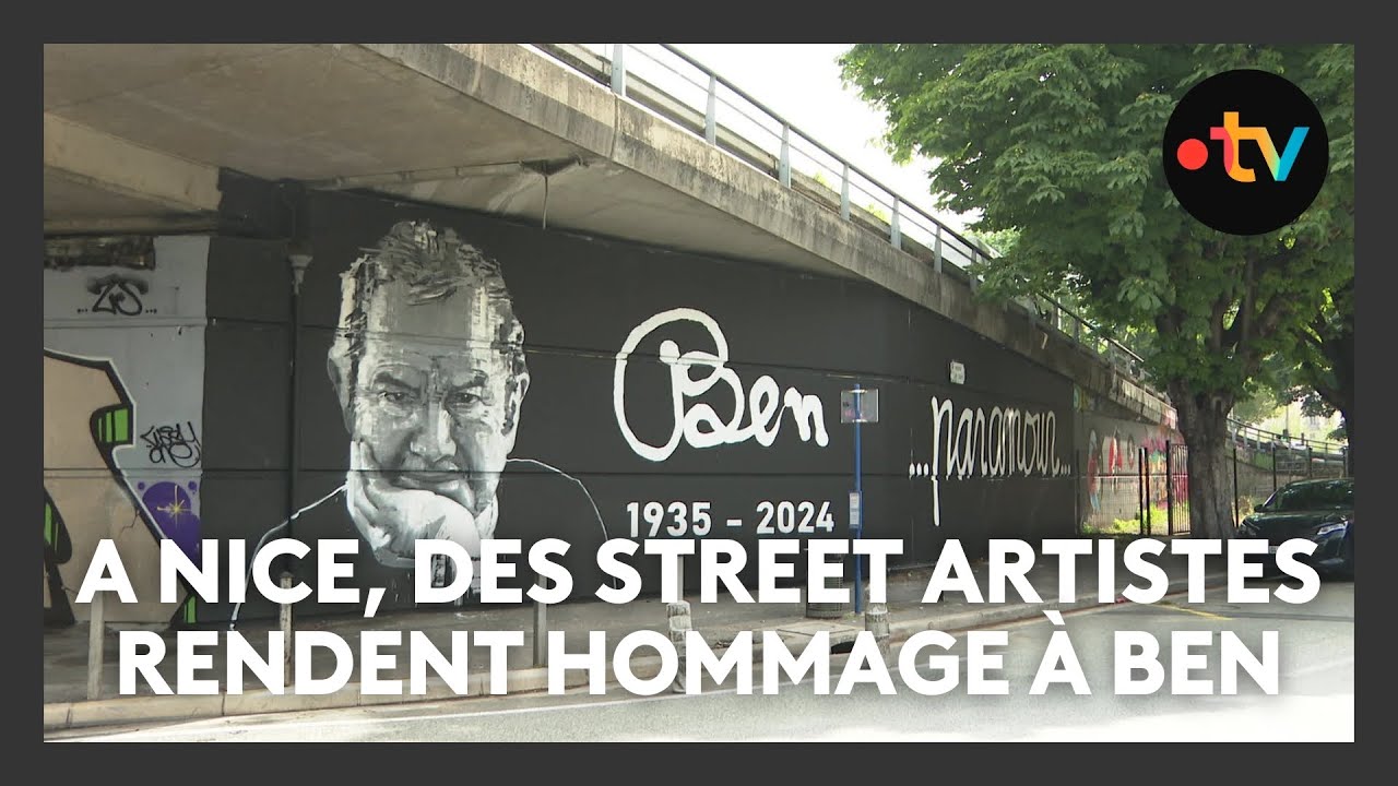 A Nice, des street artistes rendent hommage à Ben 