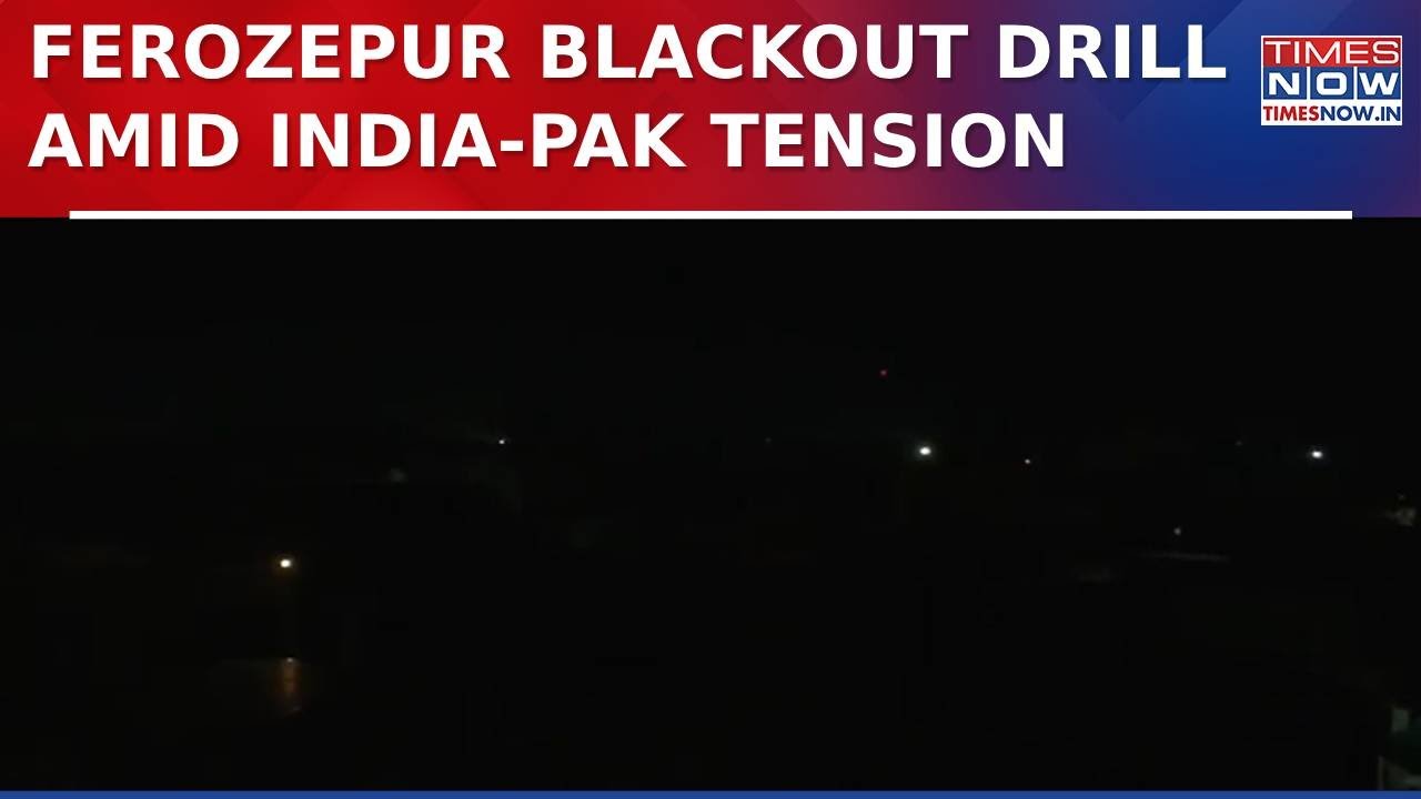 India-Pakistan Tension: 30-Min Blackout Drill Held In Ferozepur Cantonment Amid Security Alert