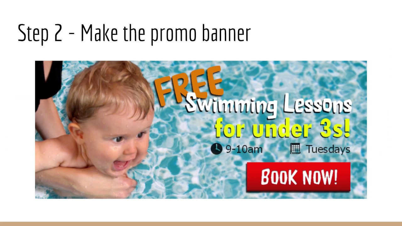 Creating a website promotional banner image - Part 1 - Introduction