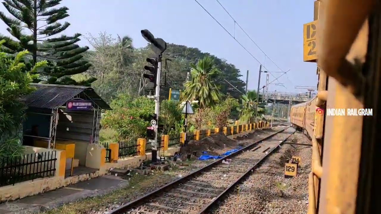 A Train Journey from Palakkad Jn to Shoranur Jn