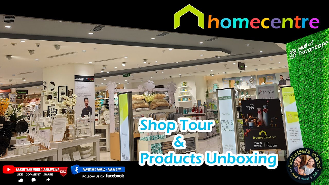 HOME CENTRE SHOP TOUR | Mall of Travancore | New Collection 2022 | Products Unboxing
