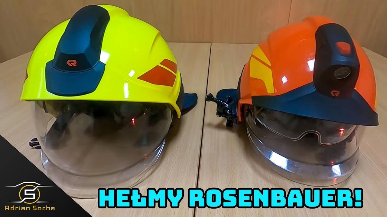 PRZEDSTAWIENIE HEŁMÓW ROSENBAUER HEROS H30 I HEROS TITAN! 🔥