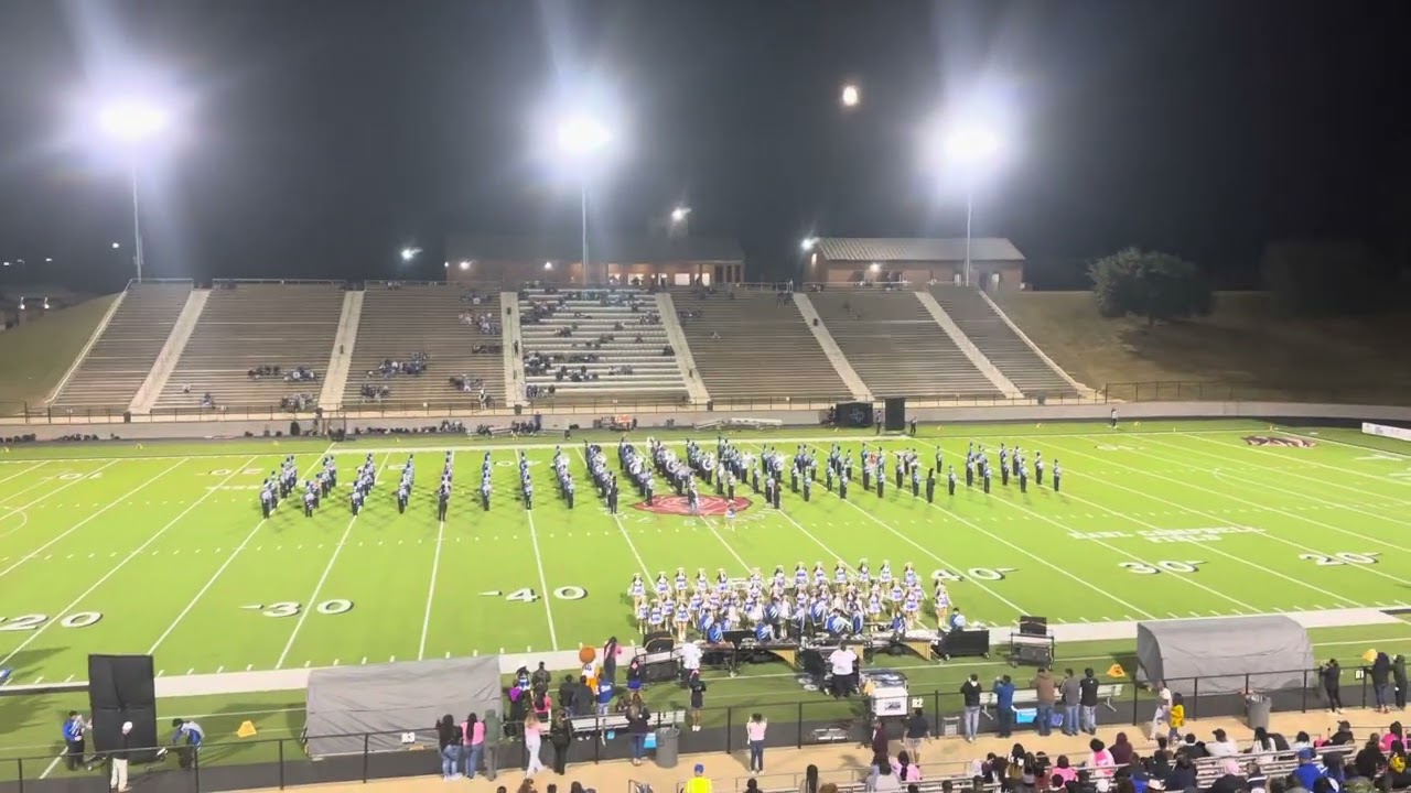Tyler High Big Blue Band Halftime Show