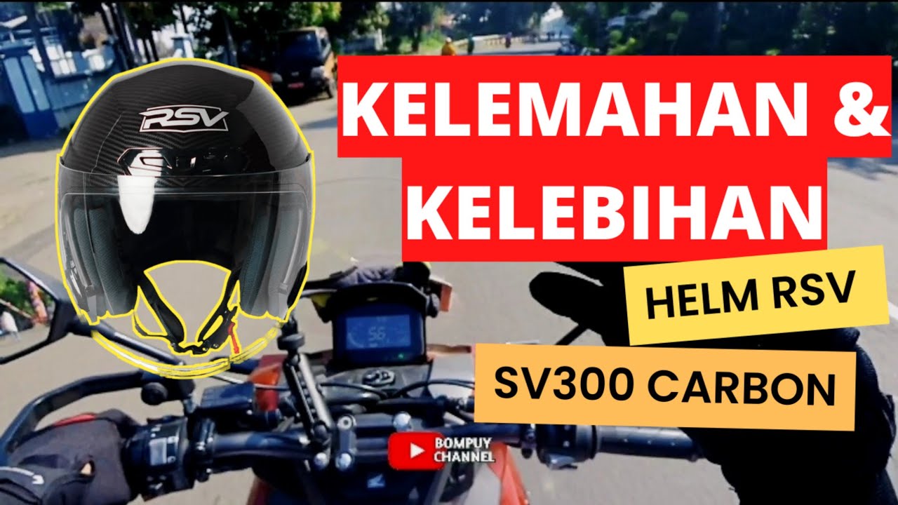 Kelebihan & Kekurangan Helm Rsv Sv300 | Rsv Sv300 carbon