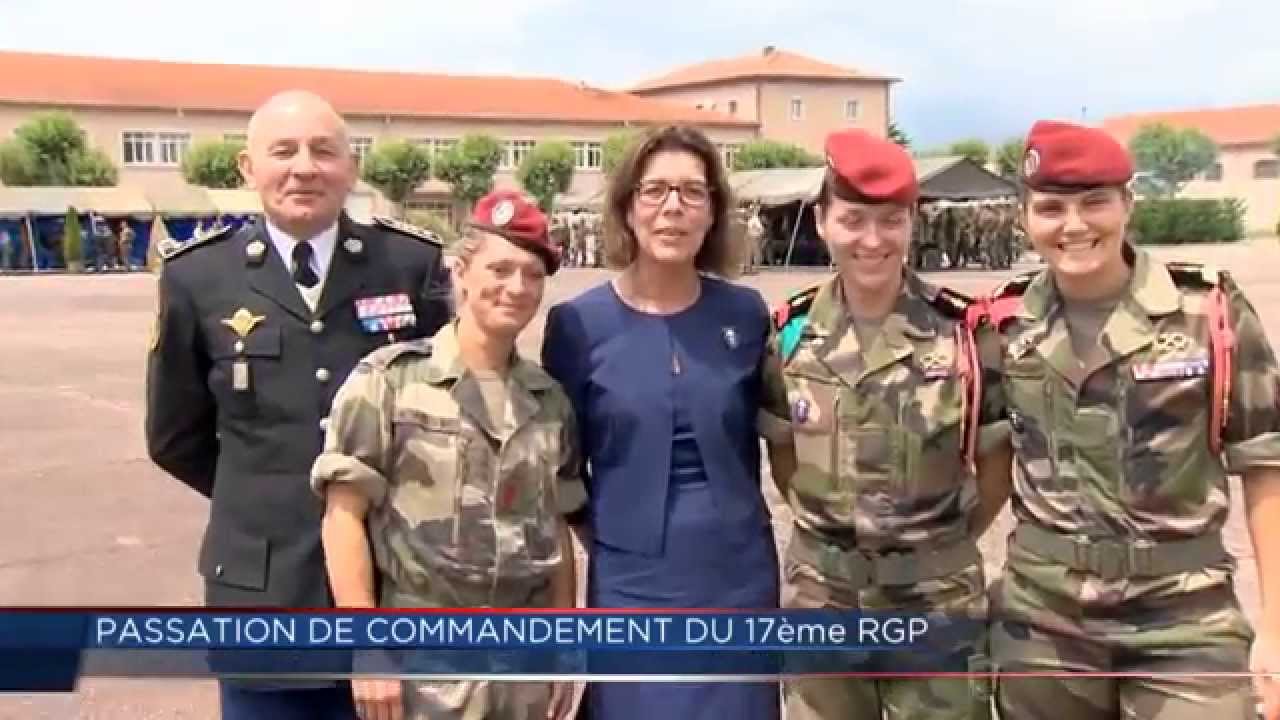 S.A.R. la Princesse Caroline marraine des bérets rouge