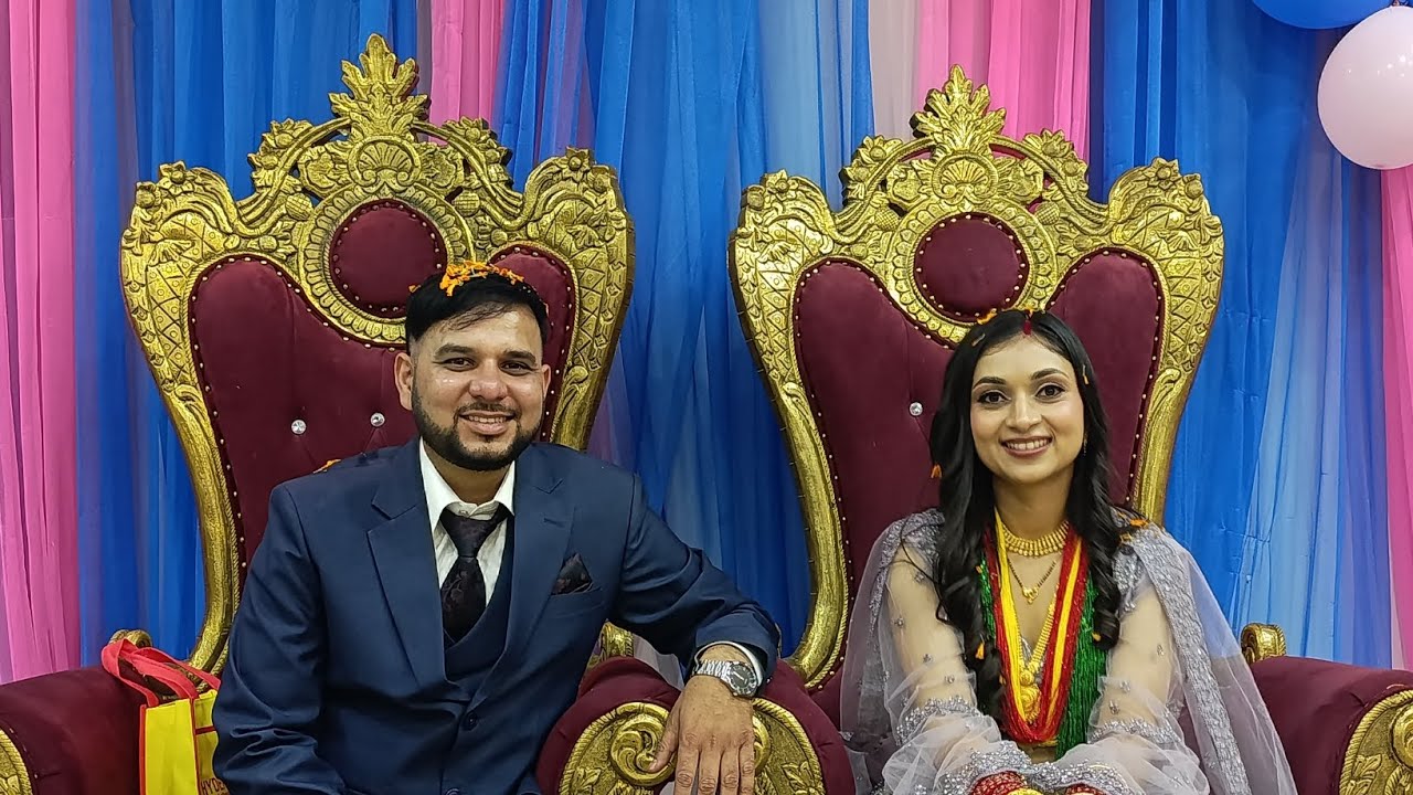 A RECEPTION GIRISH AND PREEJAM 2082 Fagun 15 