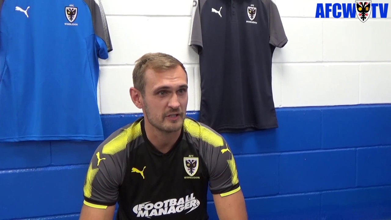 Welcome to Wimbledon new striker James Hanson