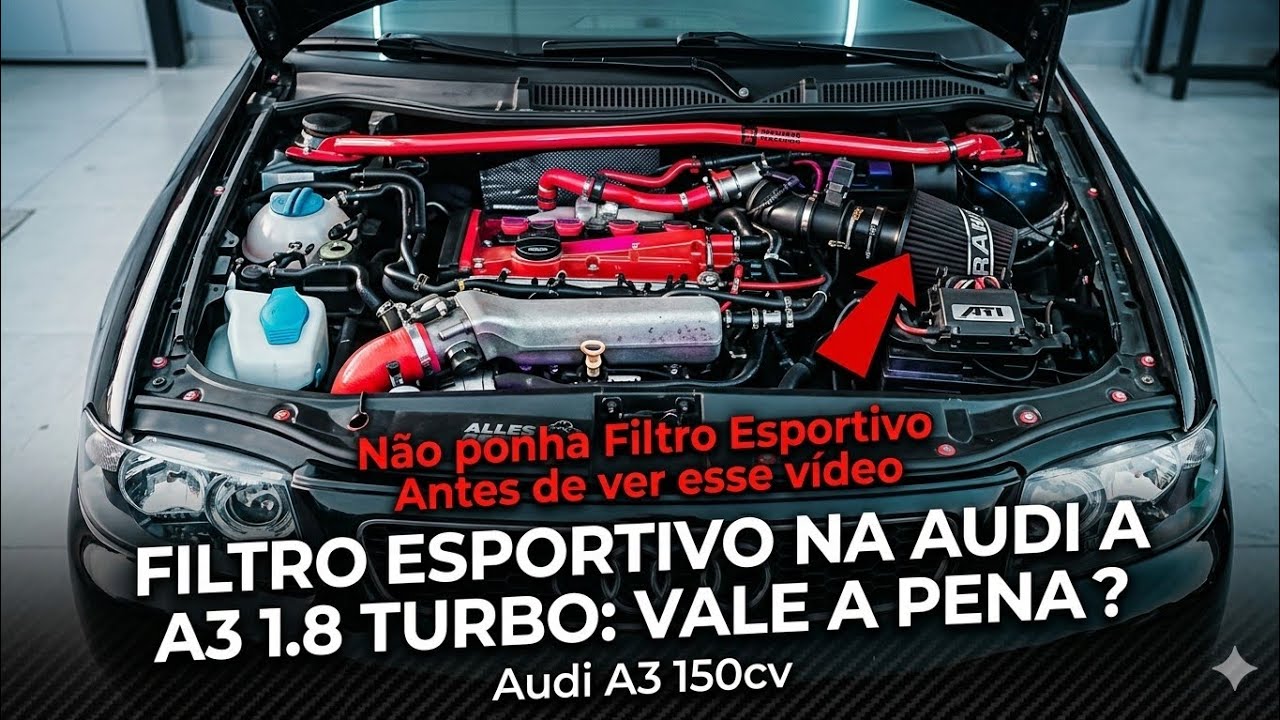 Спортивный фильтр Audi A3 1.8 турбо: правильная установка