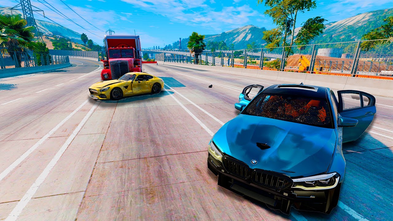 BeamNG Driver - Realistic Crashes and Reckless #1