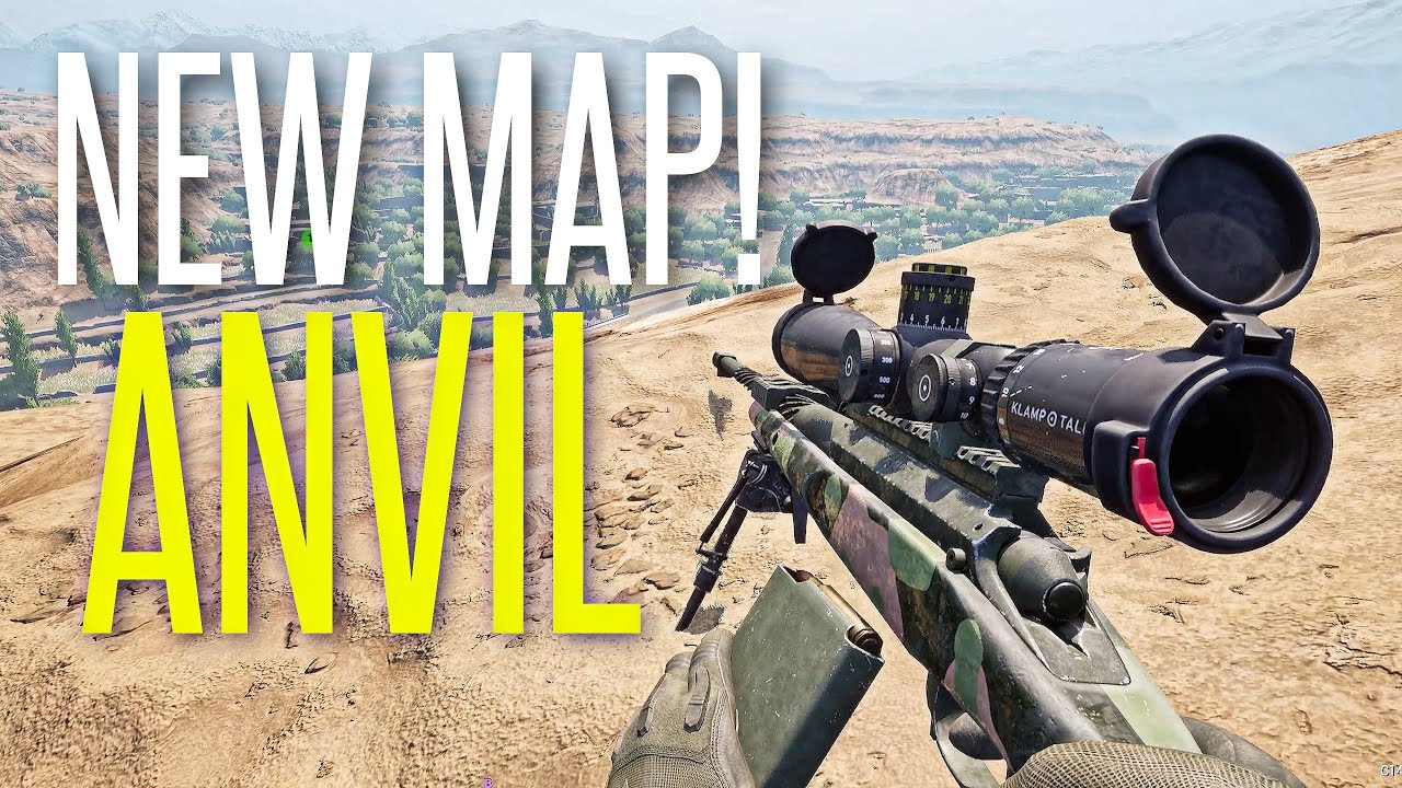 SNIPING ON THE NEW ANVIL MAP! - SQUAD 100 Player Realistic Warfare