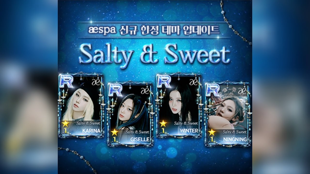 [SuperStar SM / 슈스엠] 에스파 Salty & Sweet 한정 테마 모으기 🧂🧁 aespa Salty & Sweet LE THEME 🧂🧁