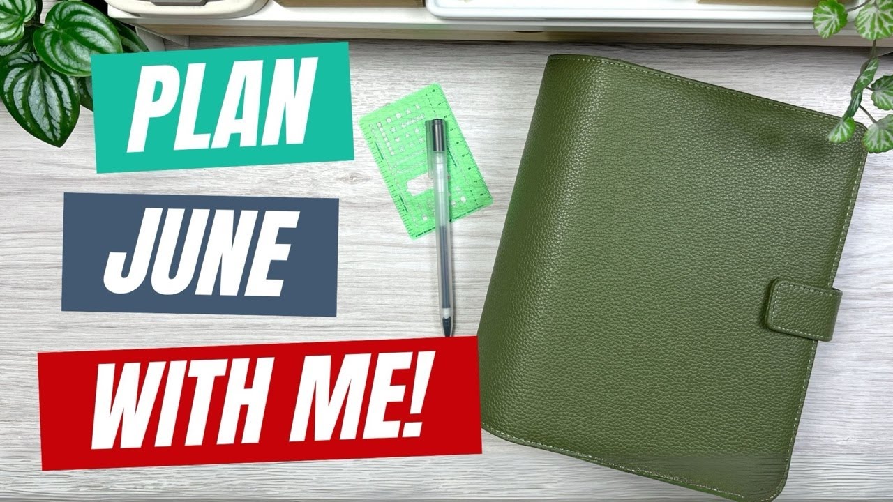 🔴  Plan June With Me! | A5 Filofax Camden