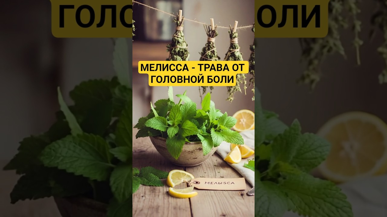 Мелисса - трава от головной боли #health #здоровье #healthy #headache #lemonbalm #мелисса #herbal