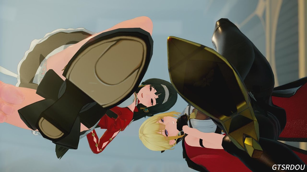 【巨大娘】MMD AstraYao and Evelyn&mdash;&mdash;Leisure after work!