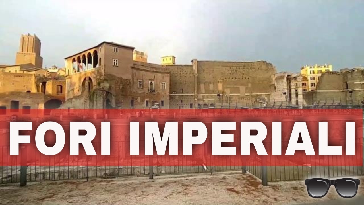 Passeggiata ai Fori Imperiali a Roma, full HD