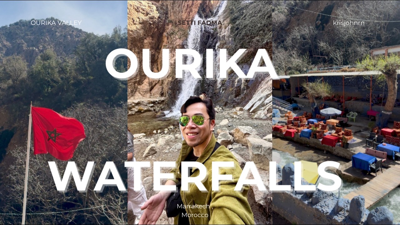 Marrakesh: Ourika Waterfalls, Atlas Mountains, Guide + Lunch | English/Filipino + VO | krisjohnrn