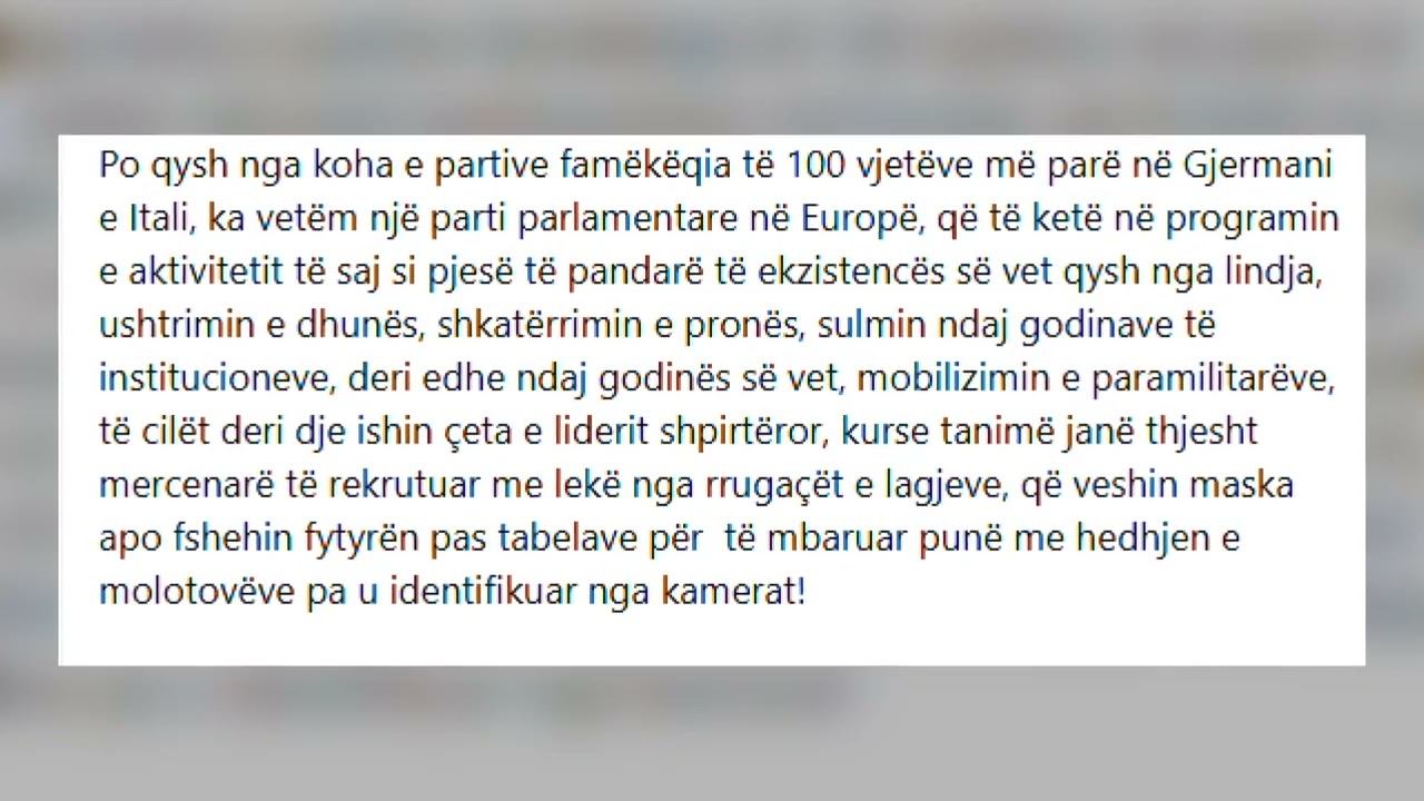 Top News - Rama reagon për protestën: Partia Demokratike e vetmja parti e dhunshme në Europë
