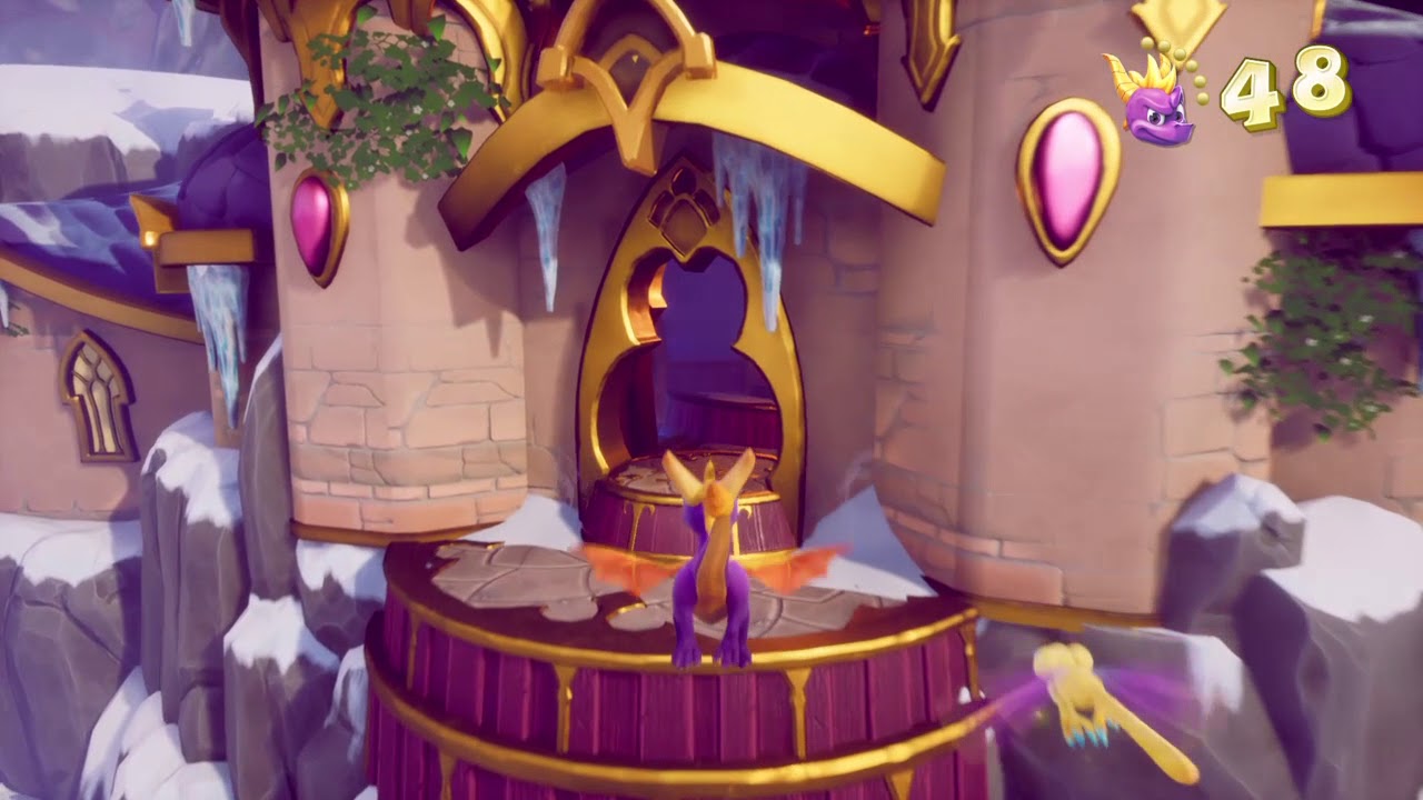 SPYRO THE DRAGON : Fähigkeitspunkt 6 - Verbrenne das versteckte Gemälde