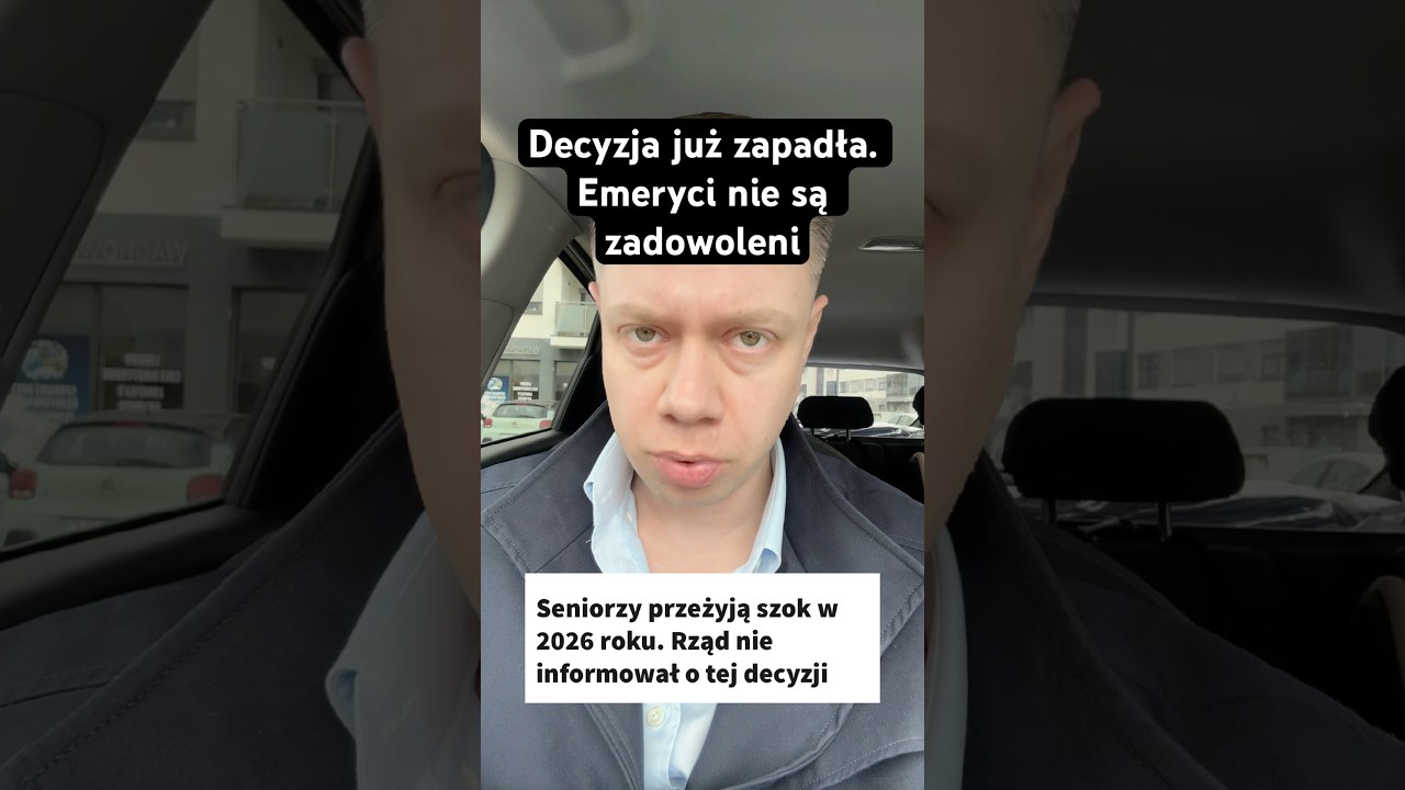Decyzja już zapadła. Emeryci nie są zadowoleni #emerytura