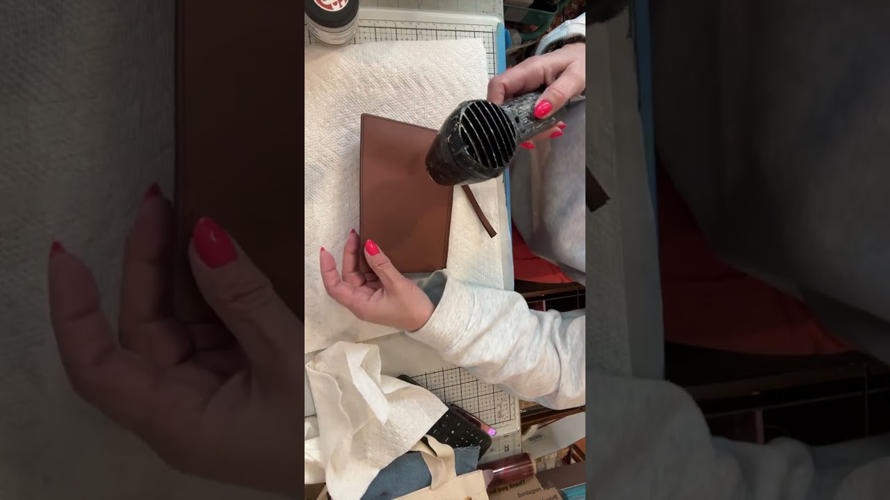 #489 Foils Using the New Fabric Adhesive on Pleather