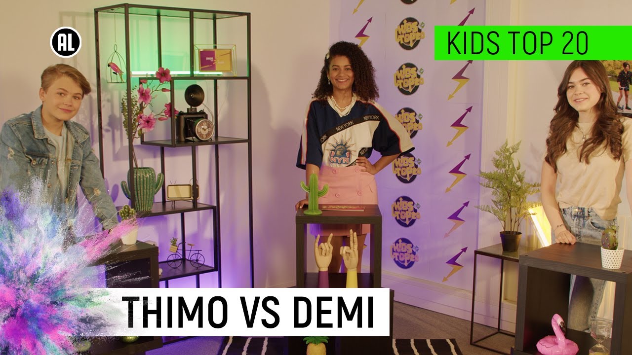 THIMO EN DEMI IN DE ULTIEME BOY VS GIRL BATTLE | De Jongens Tegen De Meiden | Kids Top 20 | NPO Zapp