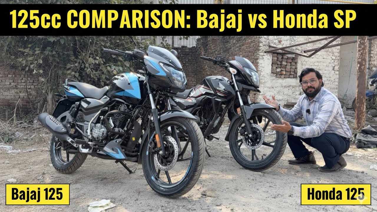 2026 Bajaj Pulsar 125 Vs Honda SP 125, On road Price? Features difference? Mileage ? Exhaust sound 