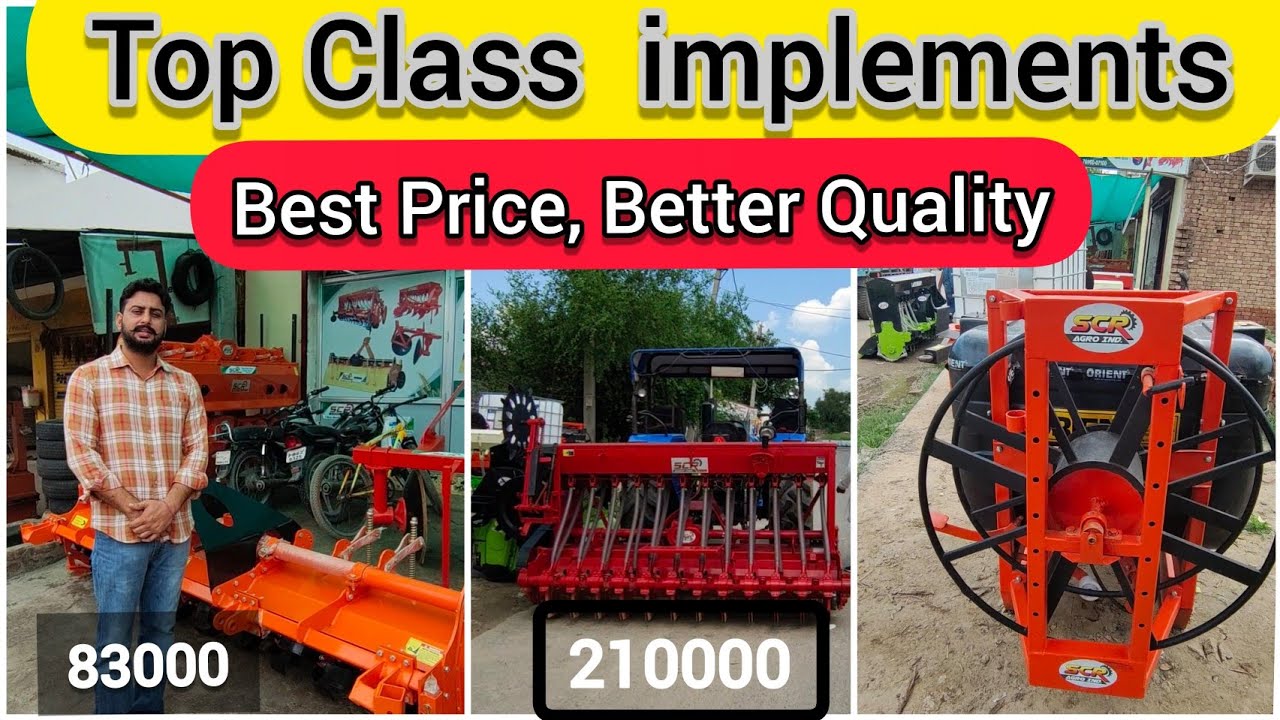 Good quality best price Rotavators, supperseeder, zeero dril