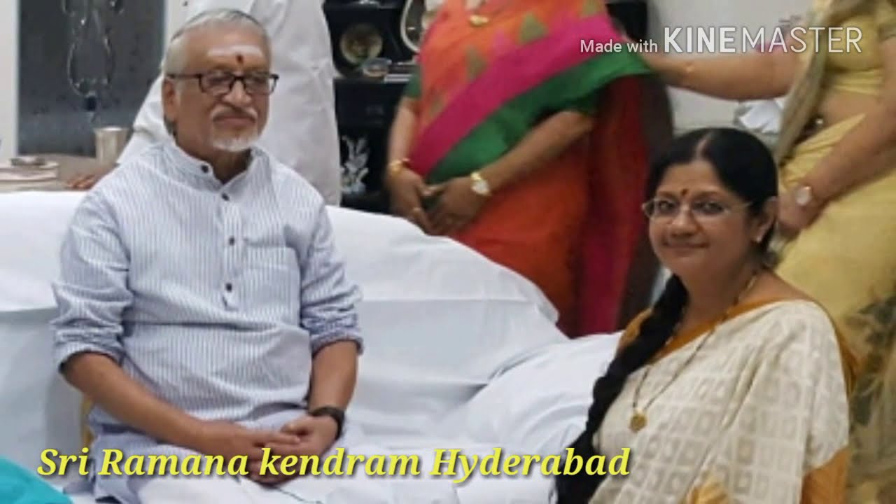 Ramana Maharshi (V. Ganesan garu at Ramana Kendram Hyderabad) | Ramana Kedram HYD