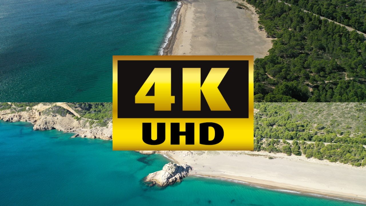 PLAGE NATURISTE DEL TORN - ESPAGNE - FILME PAR DRONE EN 4K - (octobre 2025)