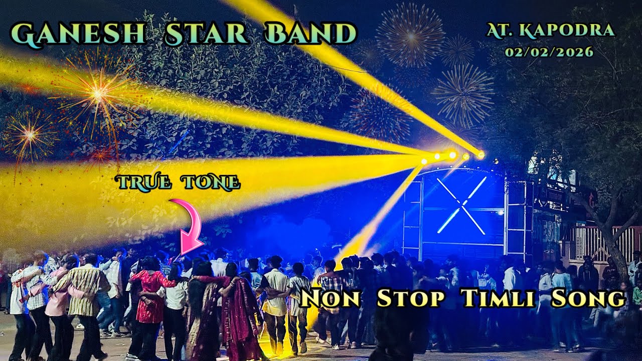 ganesh band || Non- Stop timli song At . KAPODRA(Ankleshwar) 02/02/2026