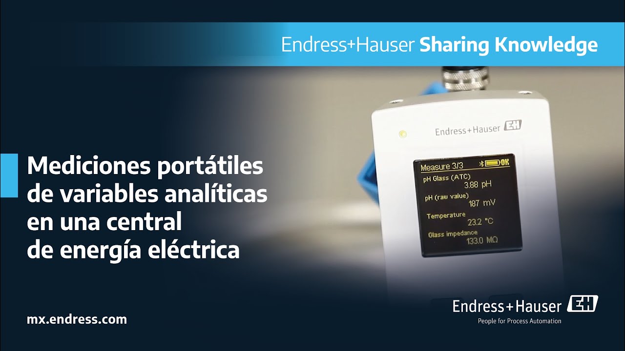 Mediciones port&aacute;tiles de variables anal&iacute;ticas en una central de energ&iacute;a el&eacute;ctrica