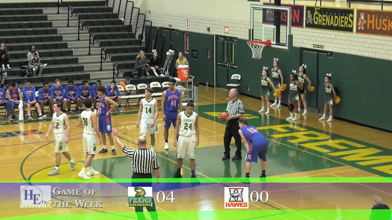 Fremd vs Hoffman Estates Boys Varsity Basketball - January 19, 2018