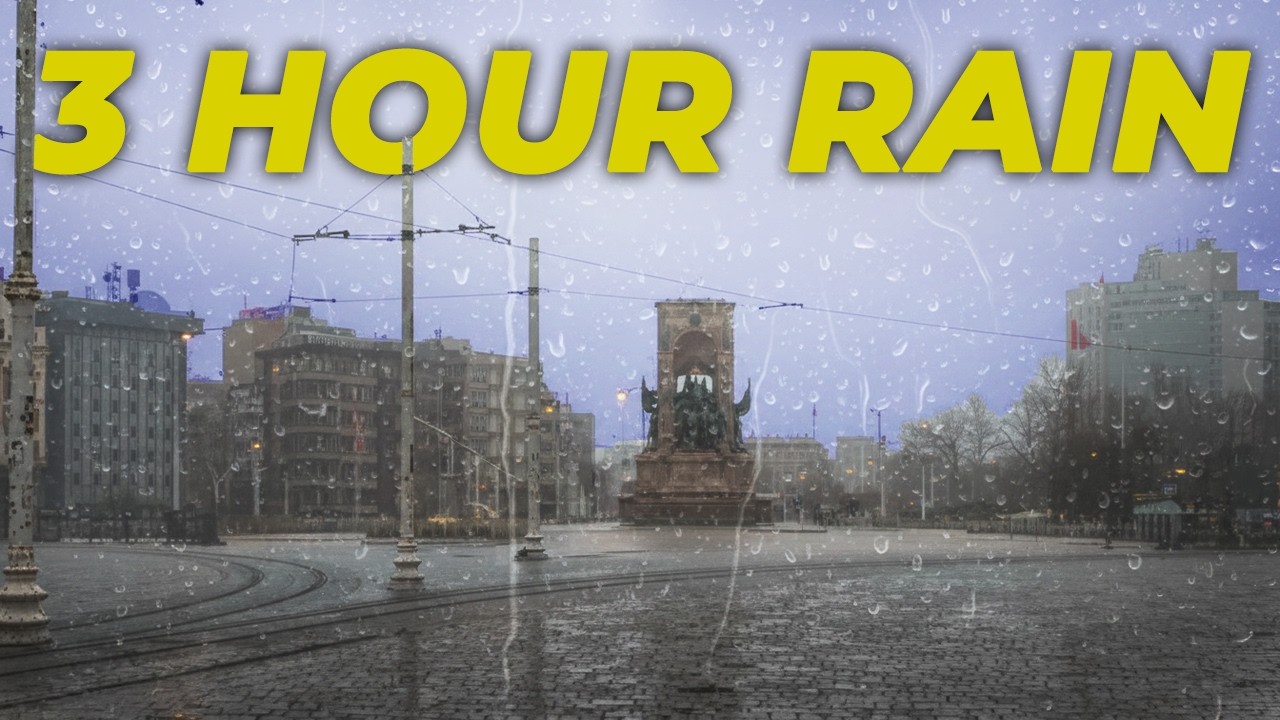 🌧️ 3 часа звуков сильного дождя для сна и борьбы с бессонницей