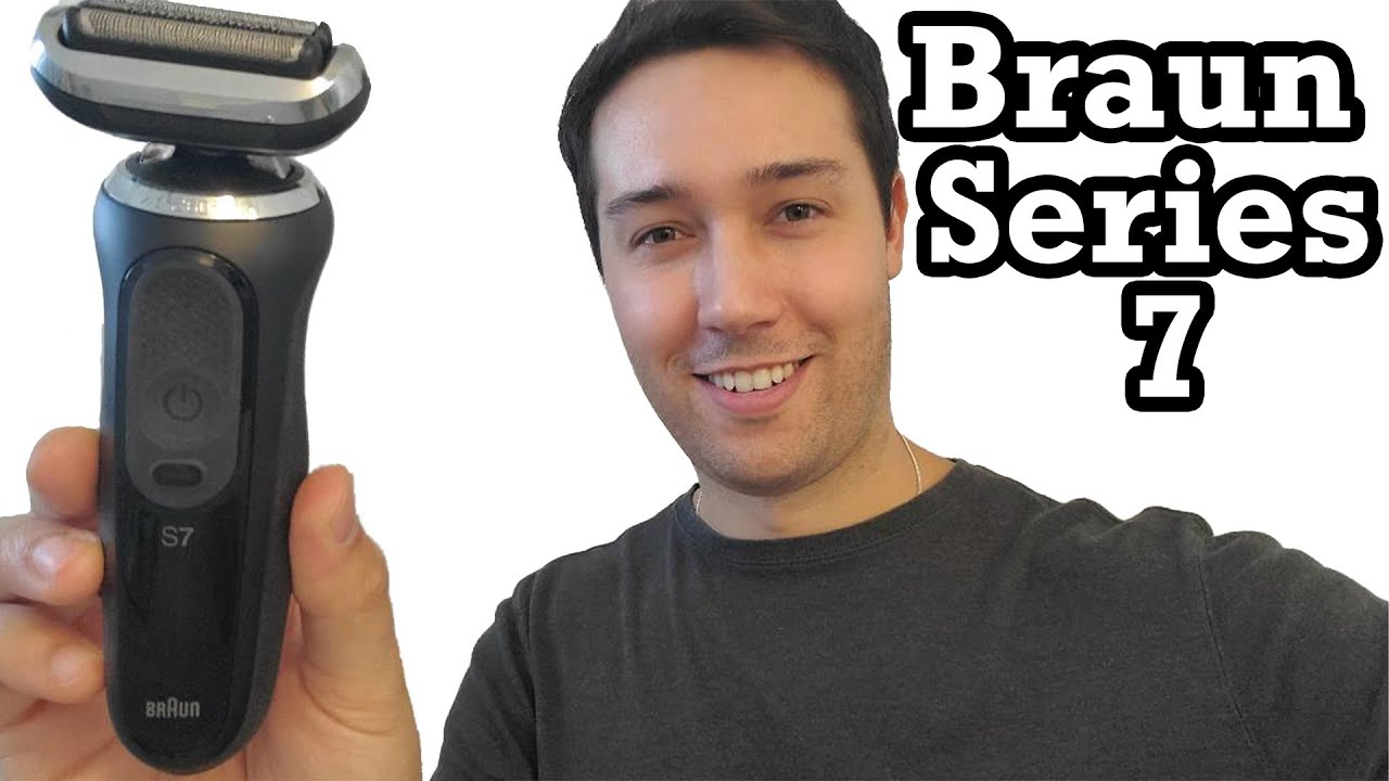 Обзор и распаковка электробритвы Braun Series 7 7075cc для удаления волос на лице, бороды, стрижк...