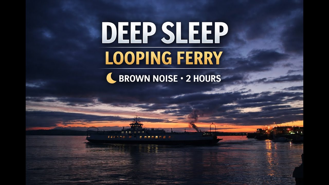 Deep Sleep Audio 🌙 | Brown Noise for Deep Sleep & Relax | 2 Hours (No Ads)