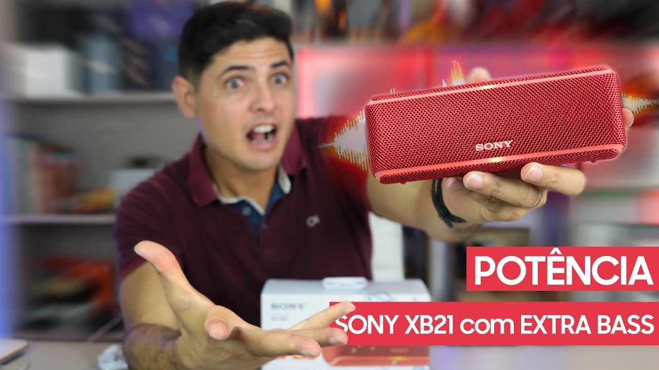 SONY XB21 UMA CAIXA DE SOM BLUETOOTH MUITO TOP - Tem mais funções que as JBL!