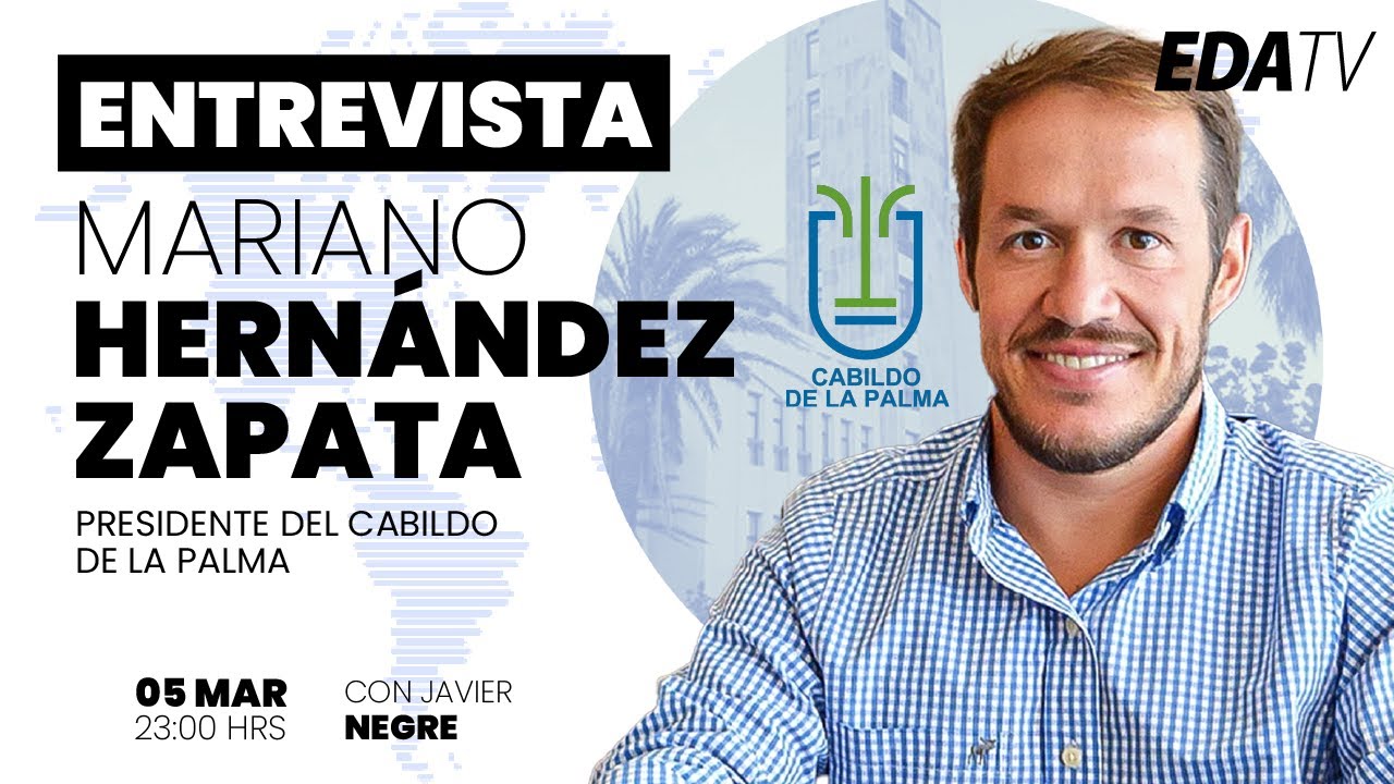 Entrevista al presidente del Cabildo de La Palma, Mariano Hernández Zapata