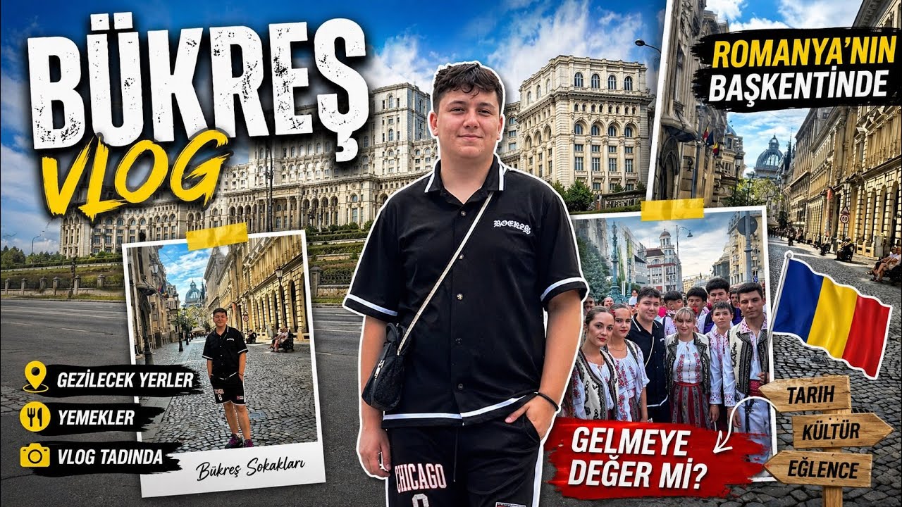 Bükreş Seyahati 🇷🇴 Tarih, Dans ve Renkli Sokaklar 🎶🏛️✨